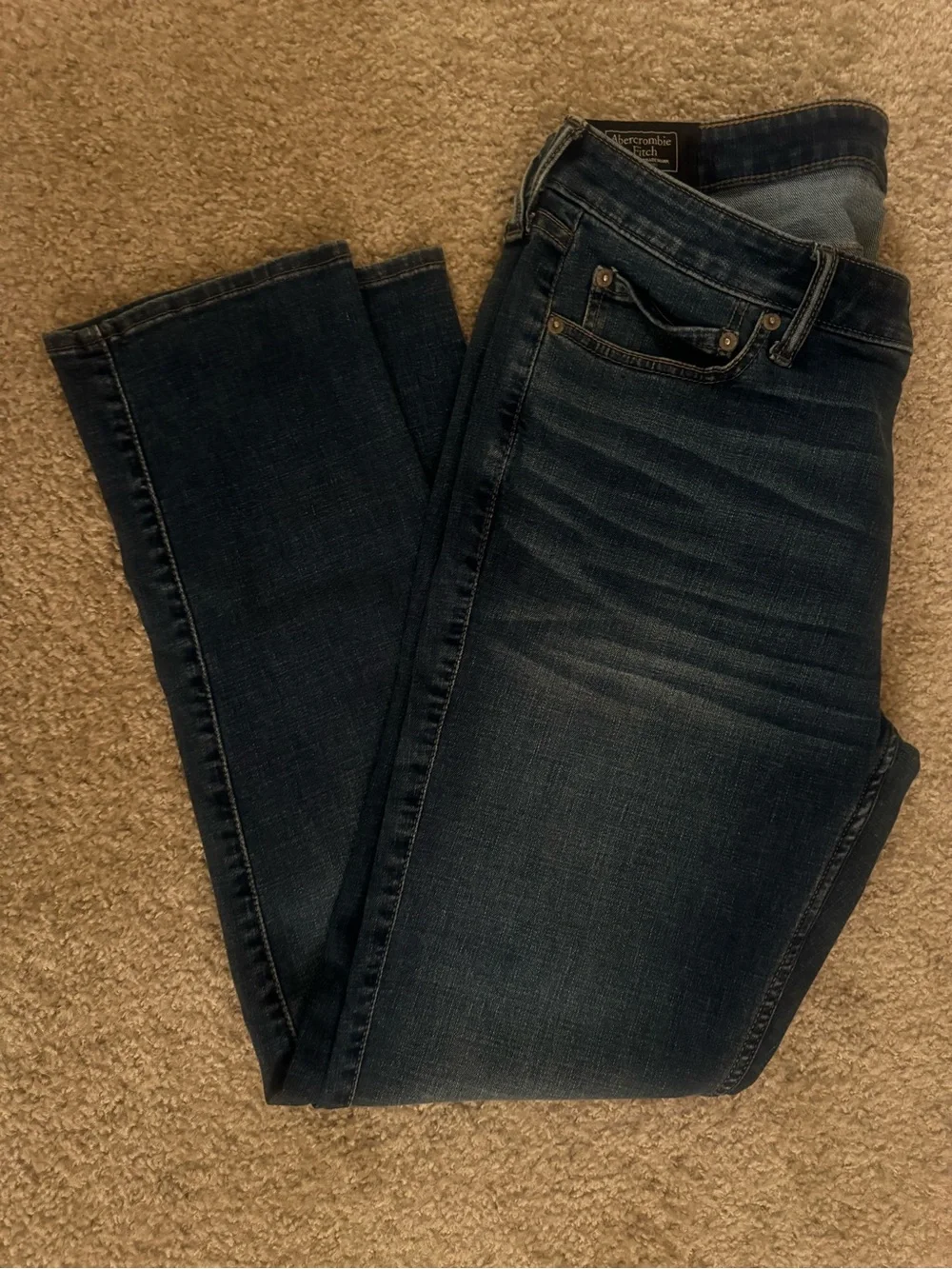 Abercrombie & Fitch Men's Athletic Slim Stretch Jeans 34W x 32L